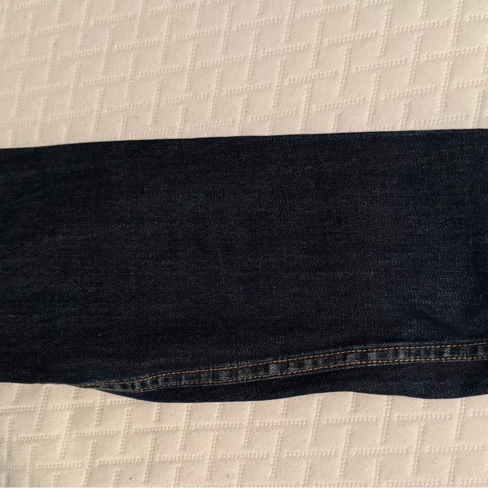 Gap Brown Leather Patch Denim Jacket - image 4